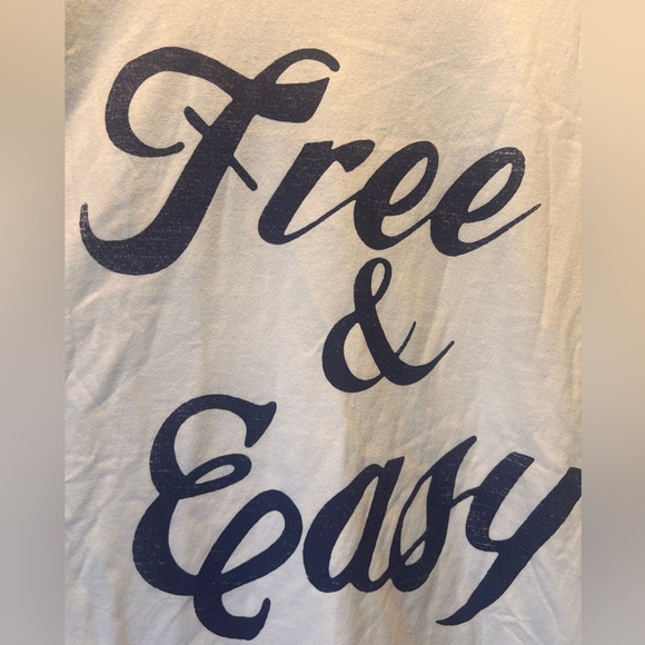 Free And Easy White Tee Shirt XL New Without Tag - Picture 2 of 4